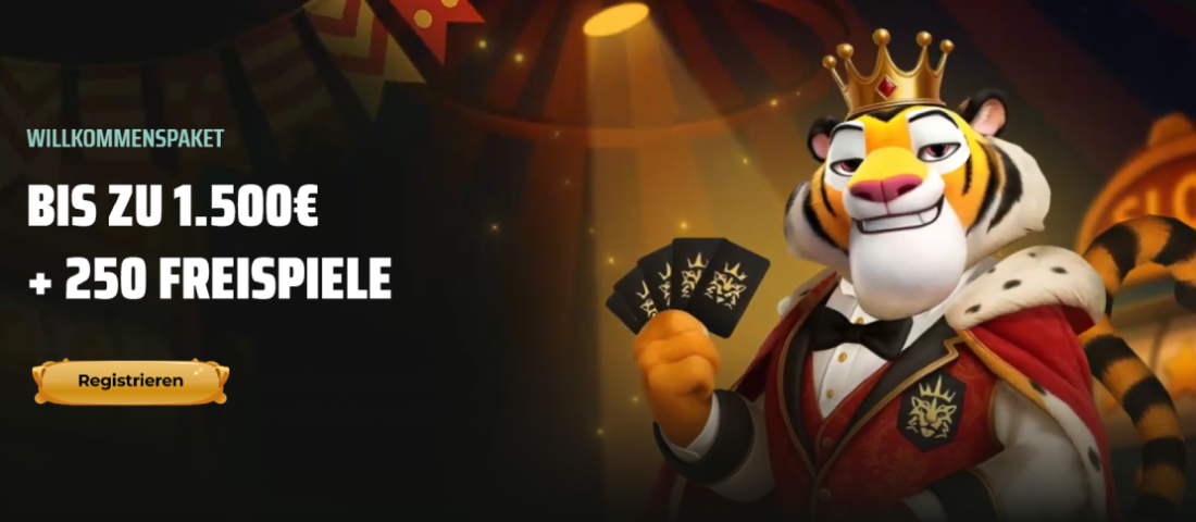RoyalsTiger casino banner
